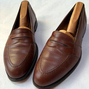 Alden Full Strap Penny Loafer - Size 10.5 B/D - Tan Calf - Minimal Wear $380